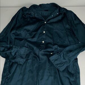 GAP Deep Teal Button-Up Shirt